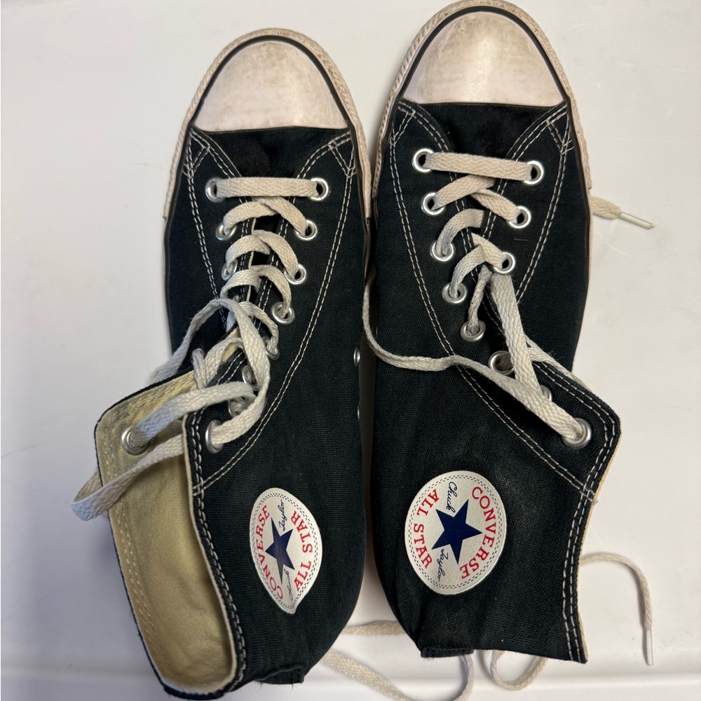 Converse Black High-Top Sneakers size 9